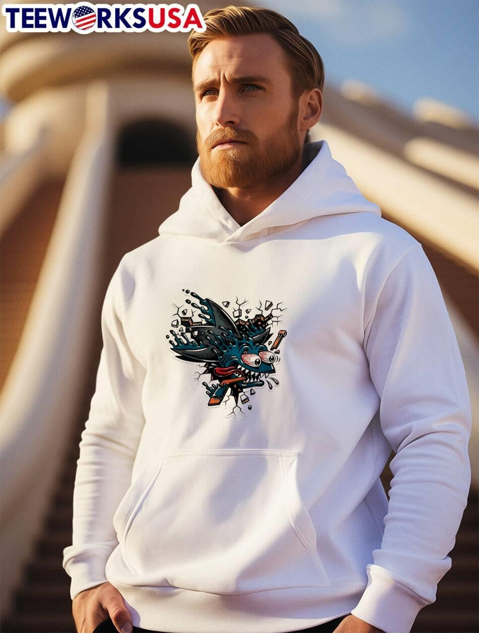 Shark Breaking Wall shirt