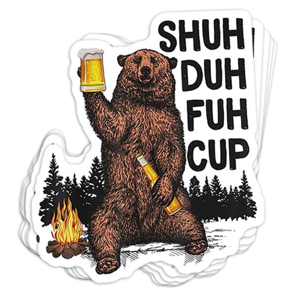 Shuh Duh Fuh Cup Vinyl Sticker