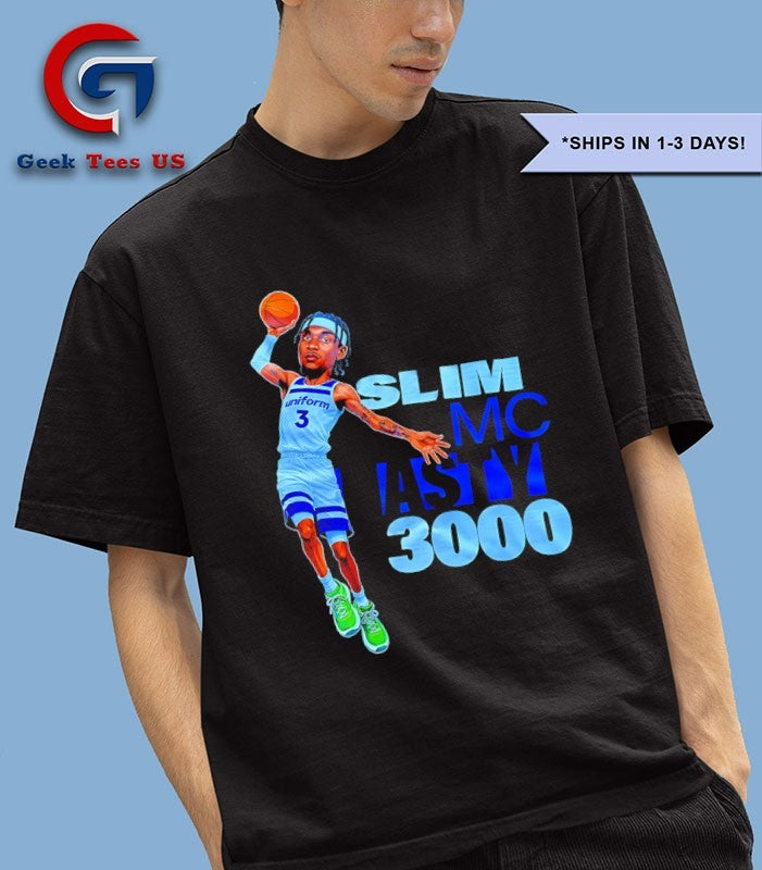 Slim Mc Nasty 3000 Jaden McDaniels Minnesota Timberwolves NBA T-shirt