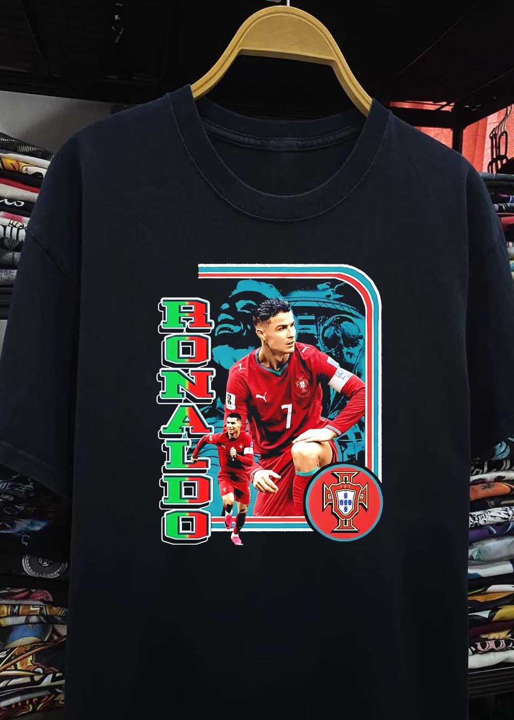 Soccer Legend Cristiano Ronaldo Portugal National Team Shirt