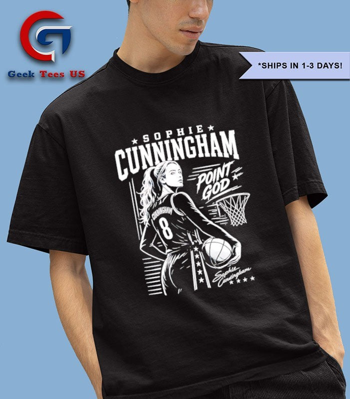 Sophie Cunningham Indiana Fever WNBA Point God signature T-shirt