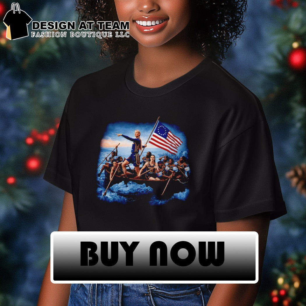 Sophie Cunningham Point Washington Crossing the Delaware Indiana Fever Basketball 2026 shirt
