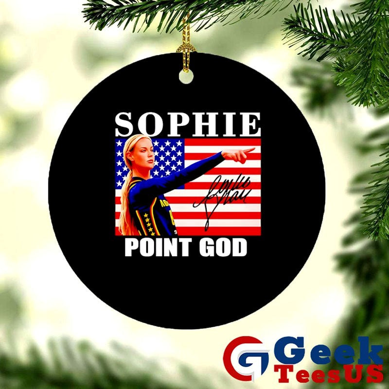 Sophie Cunningham point God Indiana Fever American flag signature T-shirt