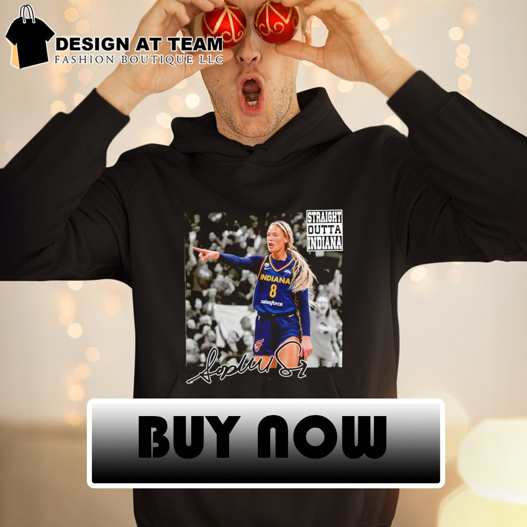 Sophie Cunningham point God Straight Outta Indiana Fever Basketball WNBA shirt