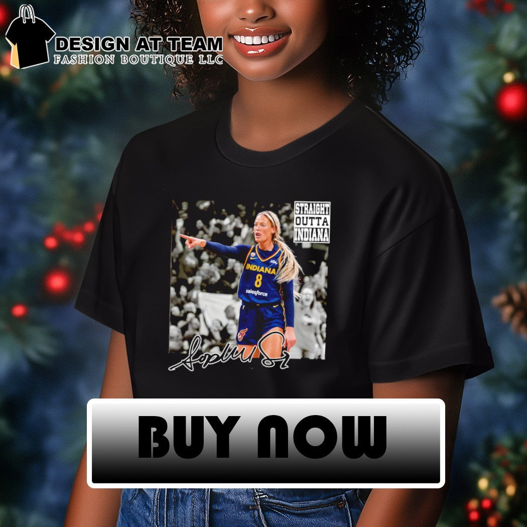 Sophie Cunningham point God Straight Outta Indiana Fever Basketball WNBA shirt