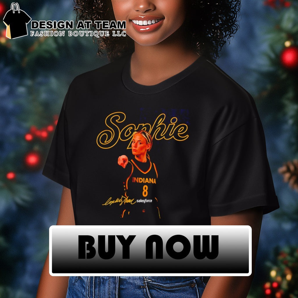 Sophie Cunningham pointing Indiana Fever WNBA Basketball signature shirt
