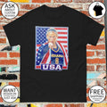 Sophie Cunningham silent finger pointing standoff USA Basketball shirt