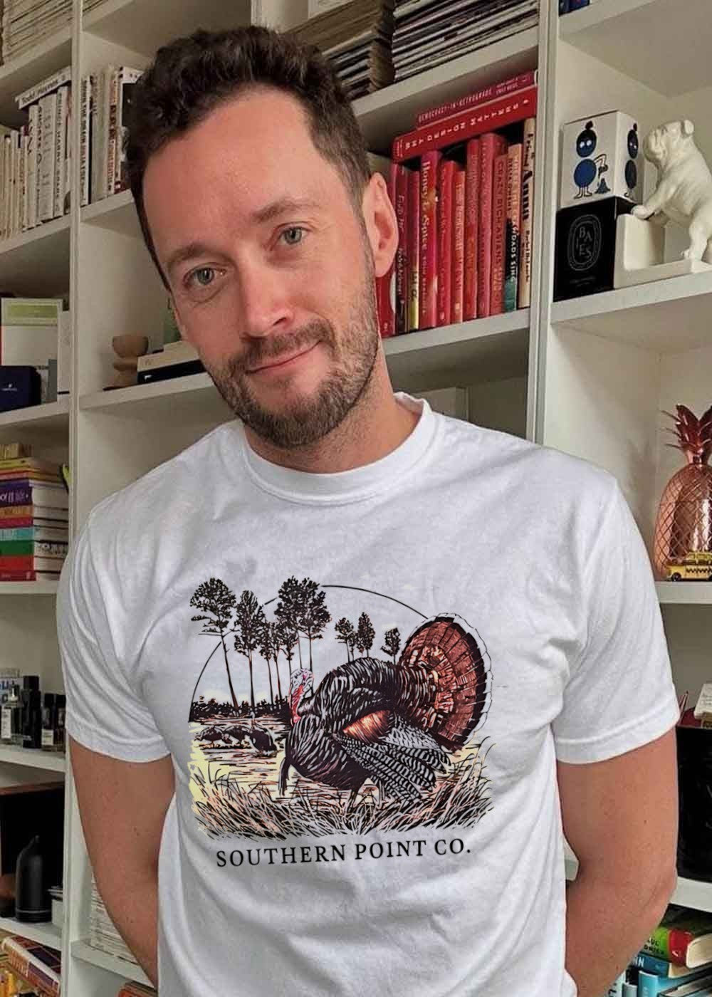Southern Point Co. Turkey Strutting in the Field T-Shirt
