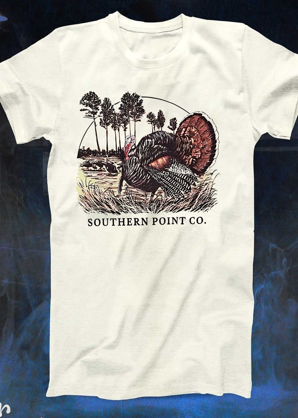 Southern Point Co. Turkey Strutting in the Field T-Shirt