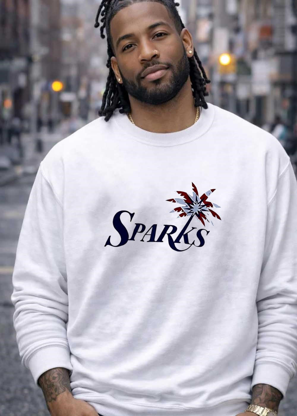 Sparks Graphic Tee Palm Tree Sparks T-Shirt