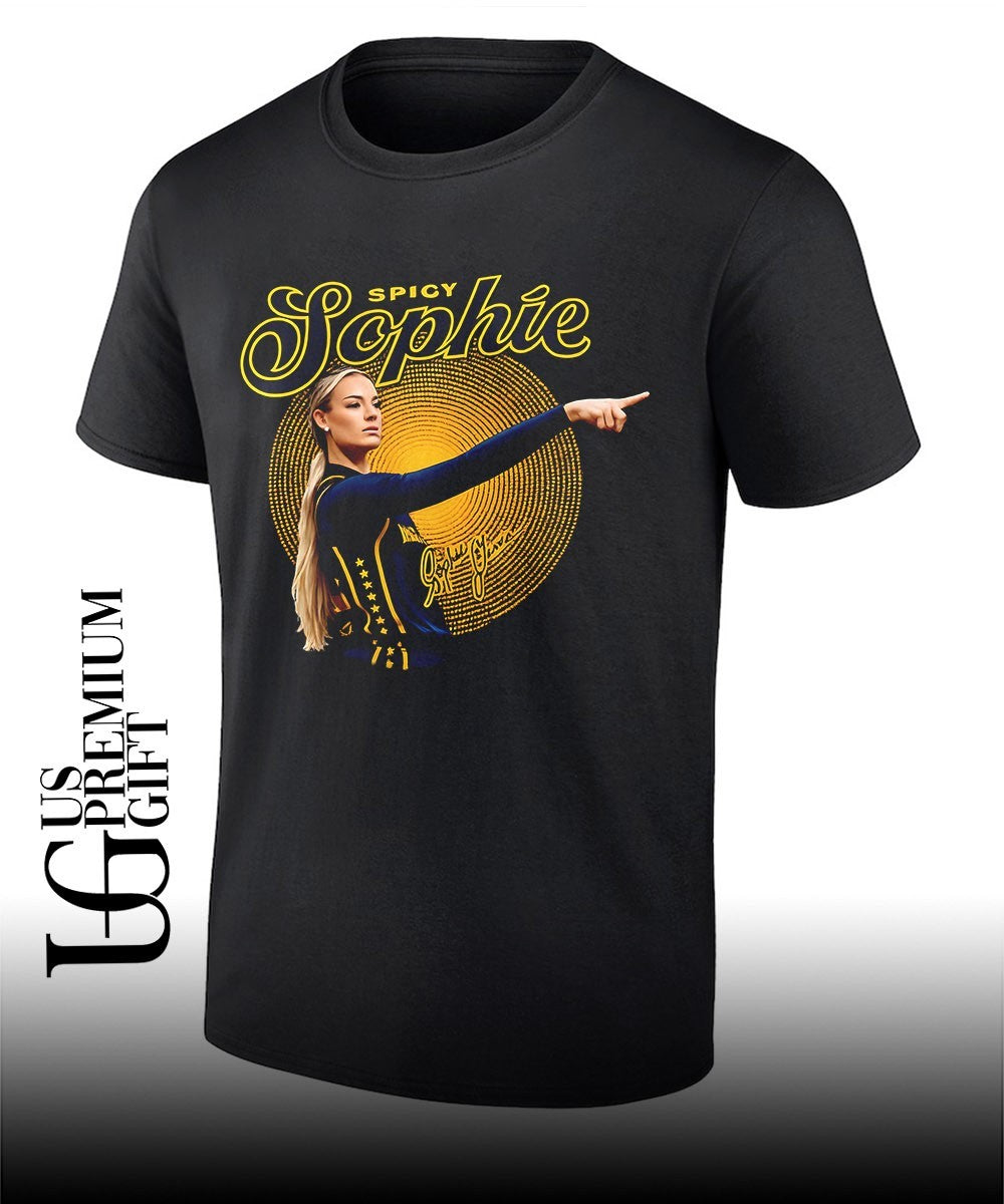 Spicy Sophie Cunningham Indiana Fever Wnba Signature Tee (1)