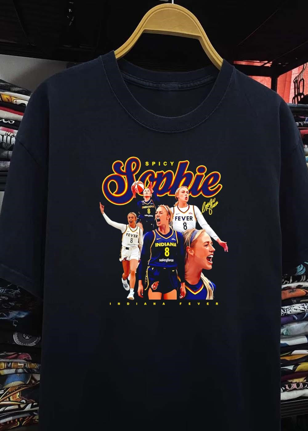Spicy Sophie Lexie Hull Indiana Fever Shirt