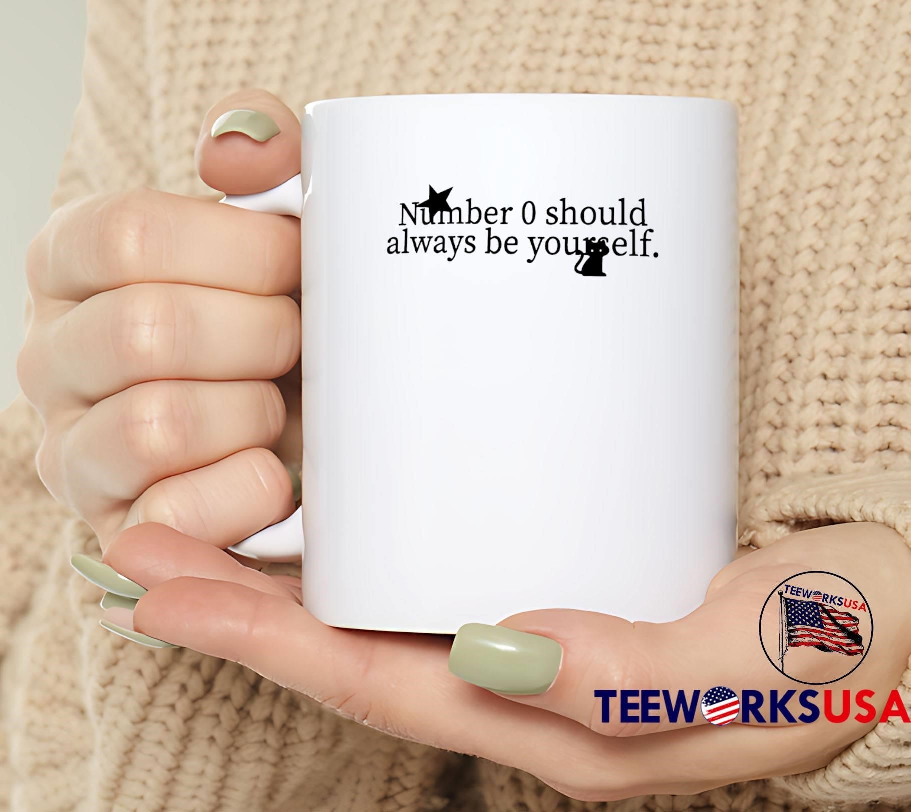 Star Cat Number 0 Should Always Be Yourself Shirt