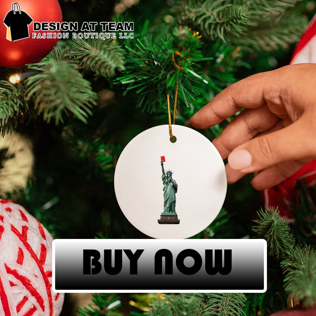 Statue of Liberty Referee Red Card USA World Cup 2026 Soccer shirt
