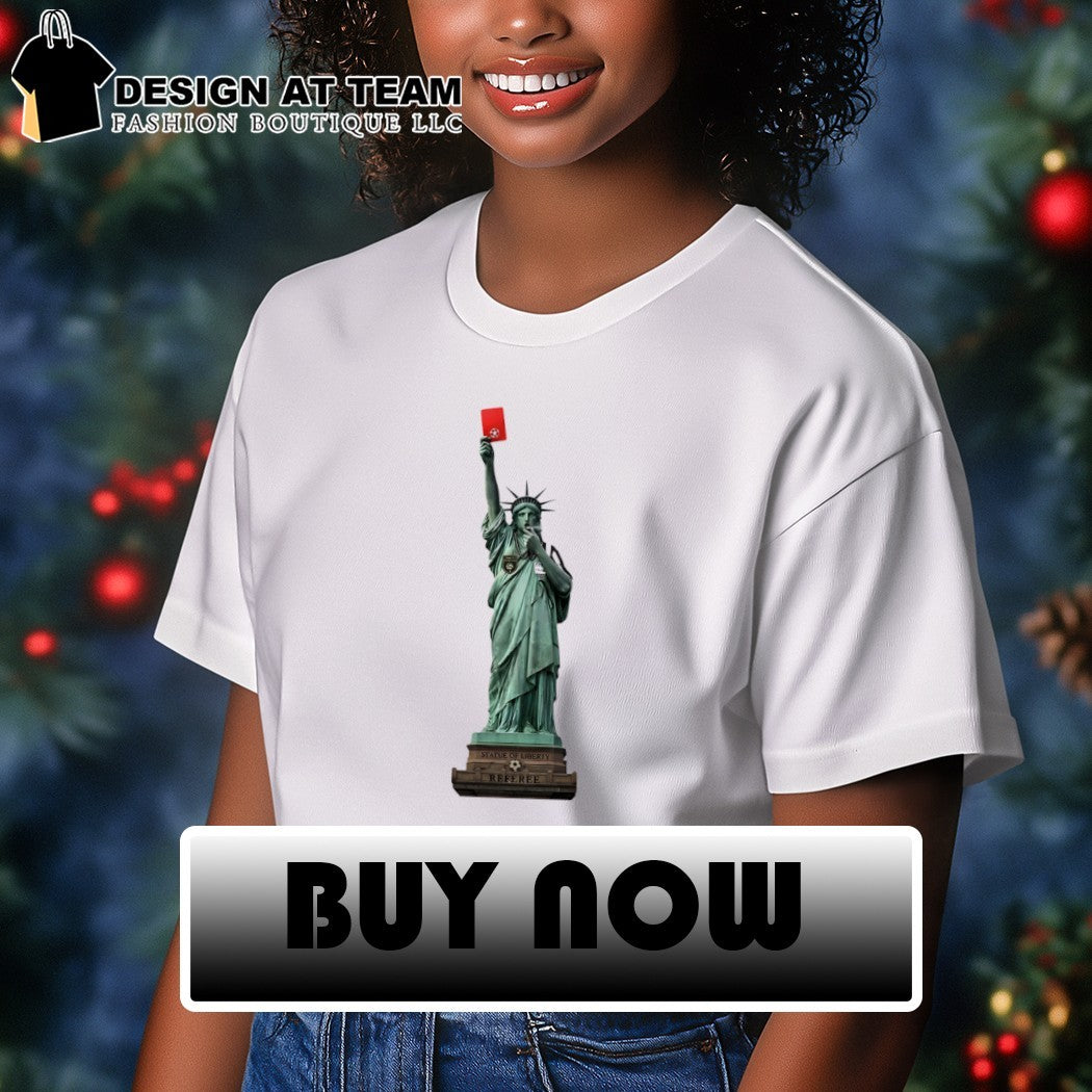 Statue of Liberty Referee Red Card USA World Cup 2026 shirt