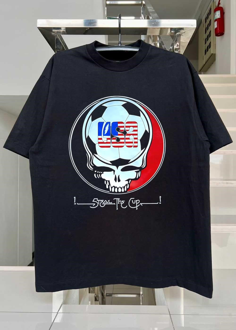Steal the Cup USA Grateful Dead Soccer Skull T-Shirt