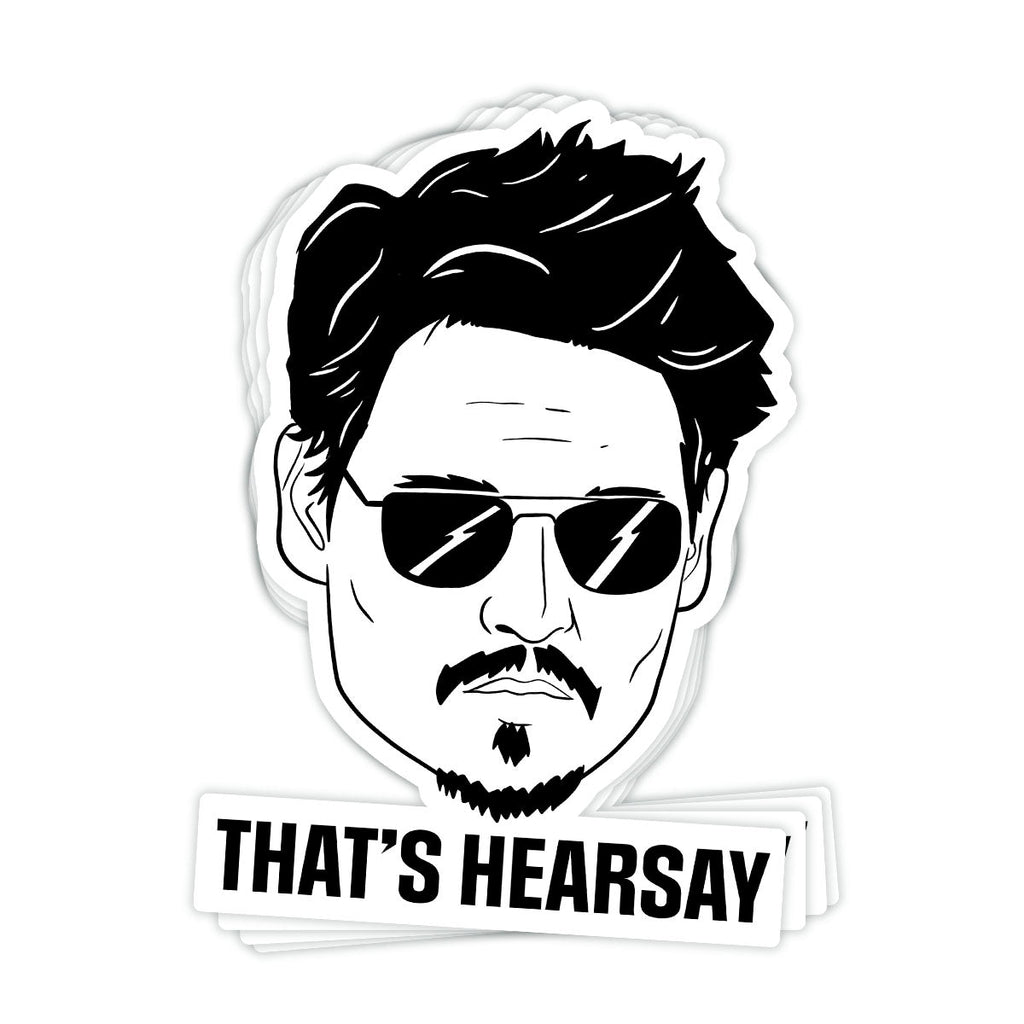 That's Hearsay Vinyl Sticker