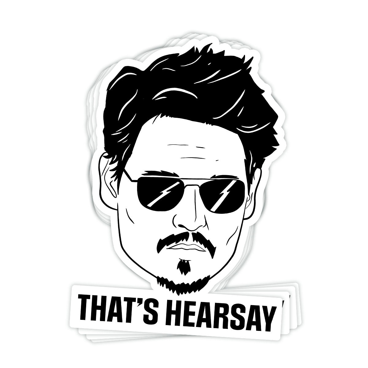 That's Hearsay Vinyl Sticker