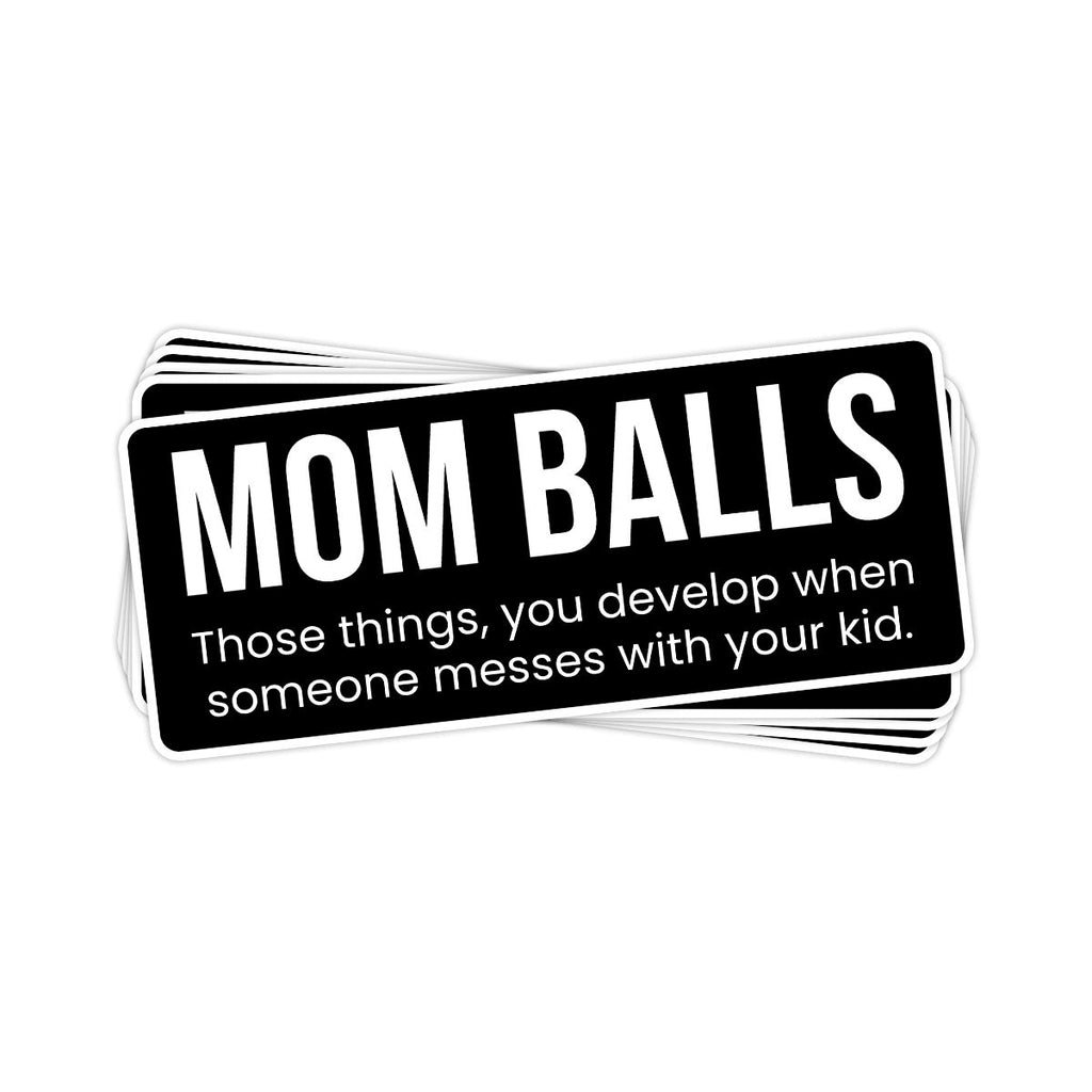 Mom Balls Vinyl Sticker