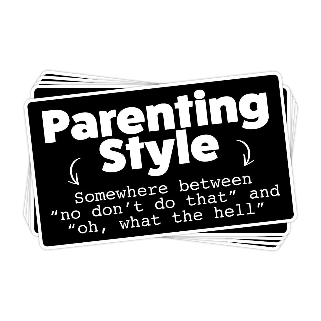 Parenting Style Vinyl Sticker