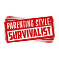 Parenting Style: Survivalist Vinyl Sticker