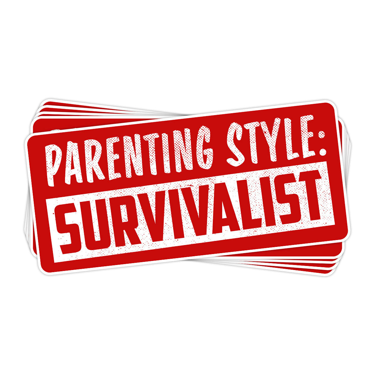 Parenting Style: Survivalist Vinyl Sticker