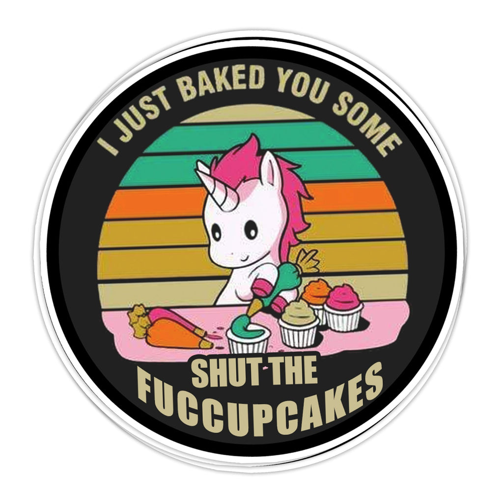Baking Unicorn Vinyl Sticker