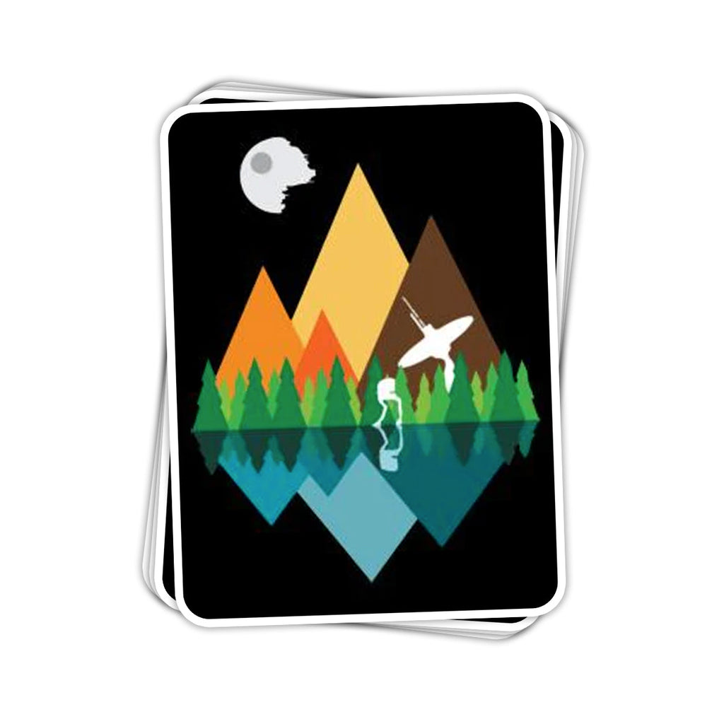 Camping Vinyl Sticker