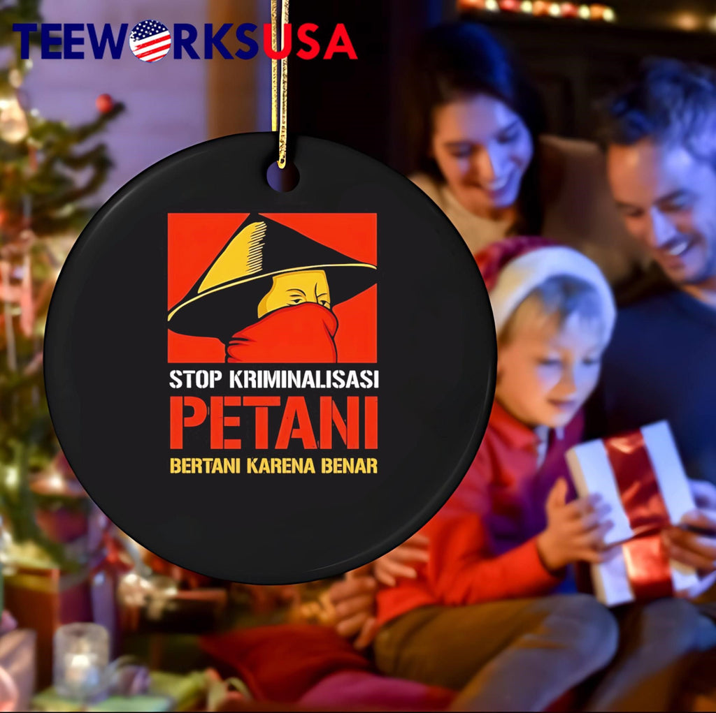 Stop Kriminalisasi, Bertani Karena Benar T-Shirt