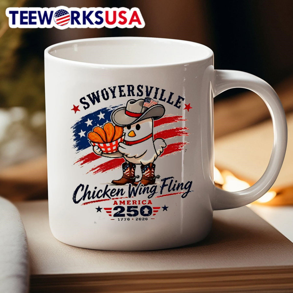 Swoyersville Chicken Wing Fling America 250 1776 2026 Shirt