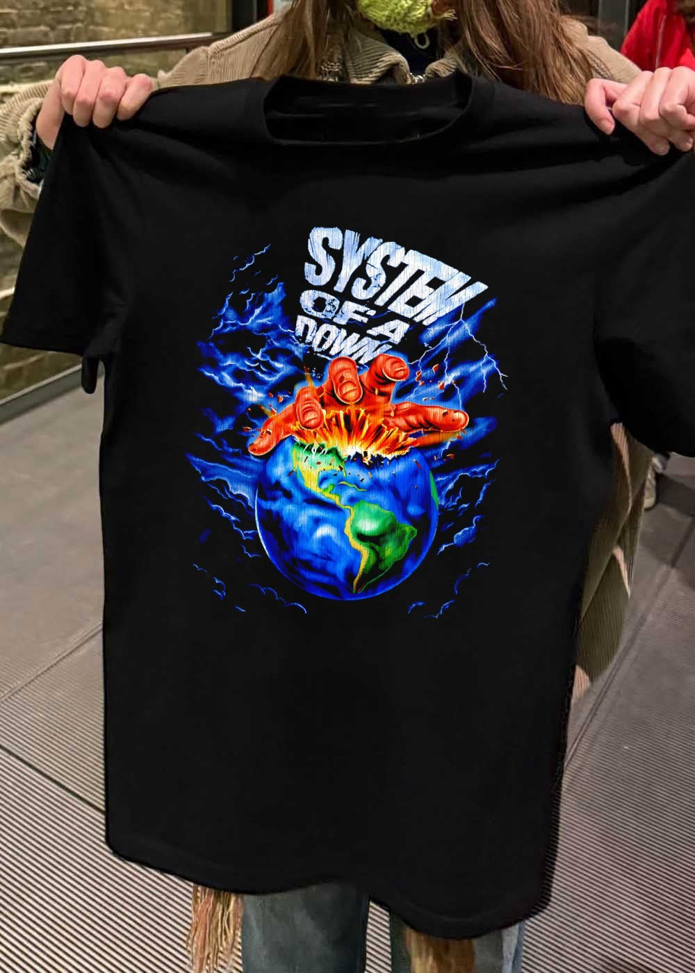 System of a Down Hand Crushing the Earth T-Shirt