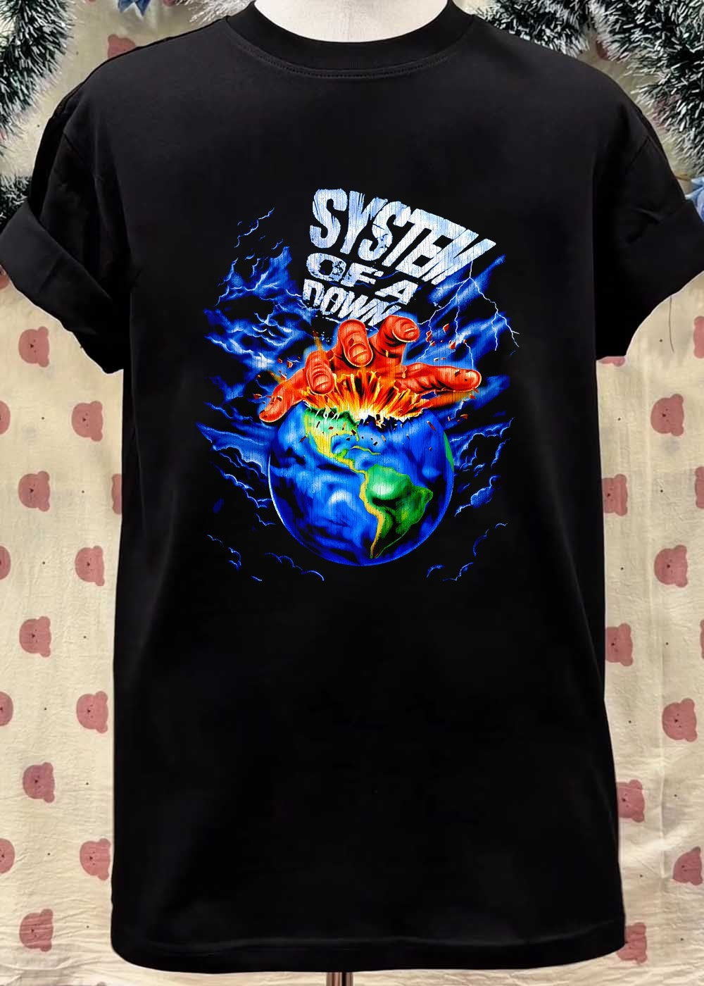 System of a Down Hand Crushing the Earth T-Shirt