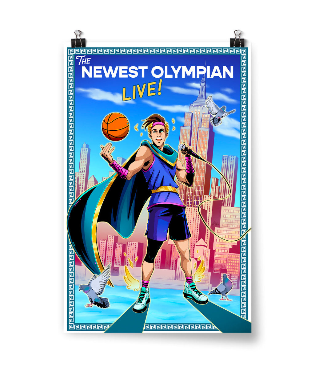 The Newest Olympian SIGNED Poster