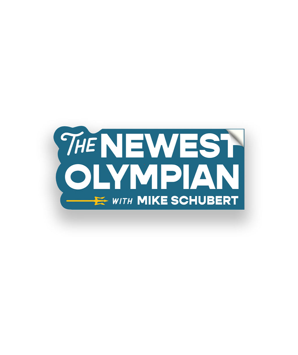 The Newest Olympian Logo Sticker