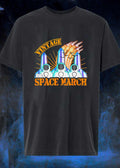 Talon Thrashers Space March Three Astronauts Walking Past Tall Obelisks Shirt