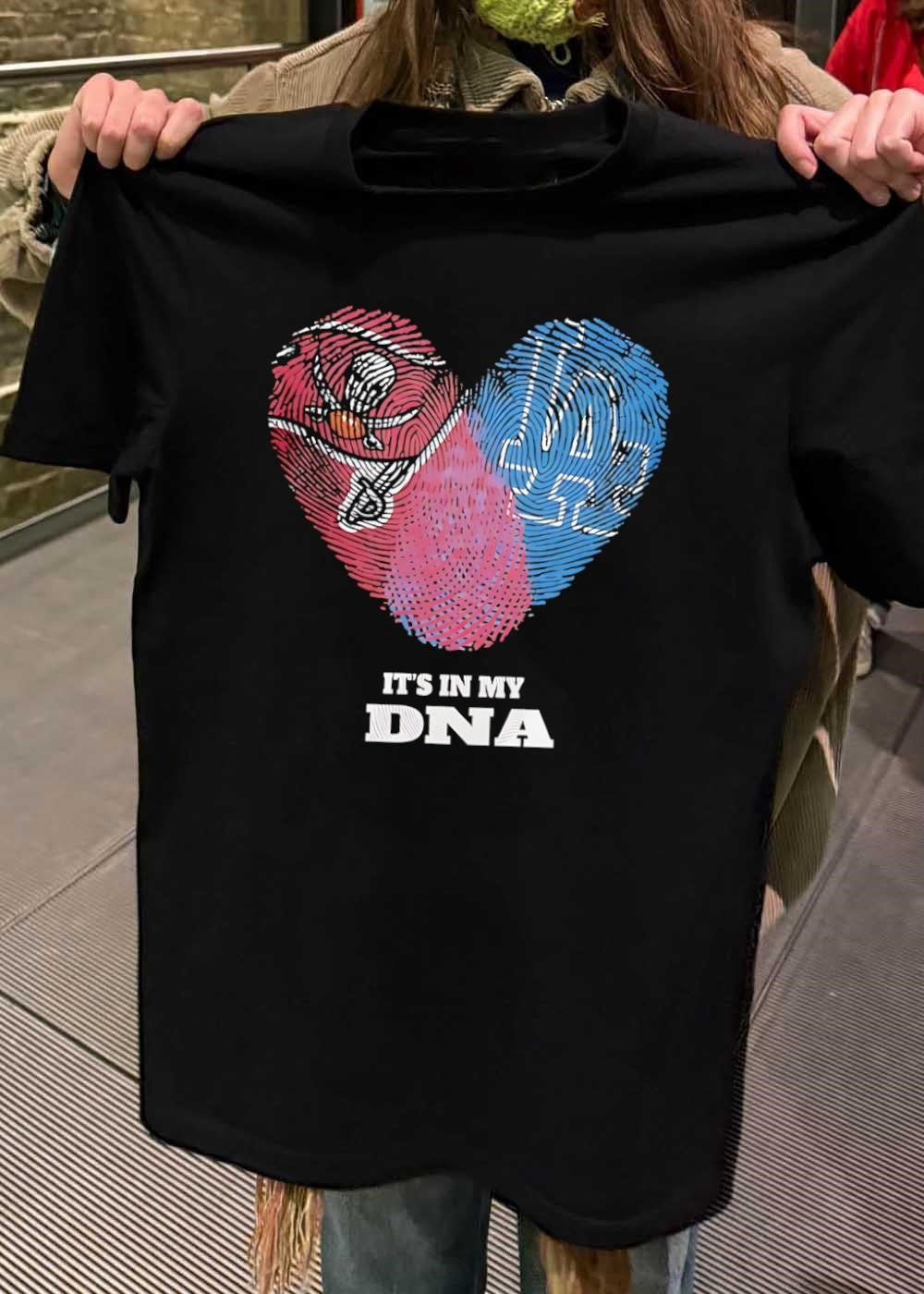 Tampa Bay Buccaneers Los Angeles Dodgers It Is in My DNA Shirt