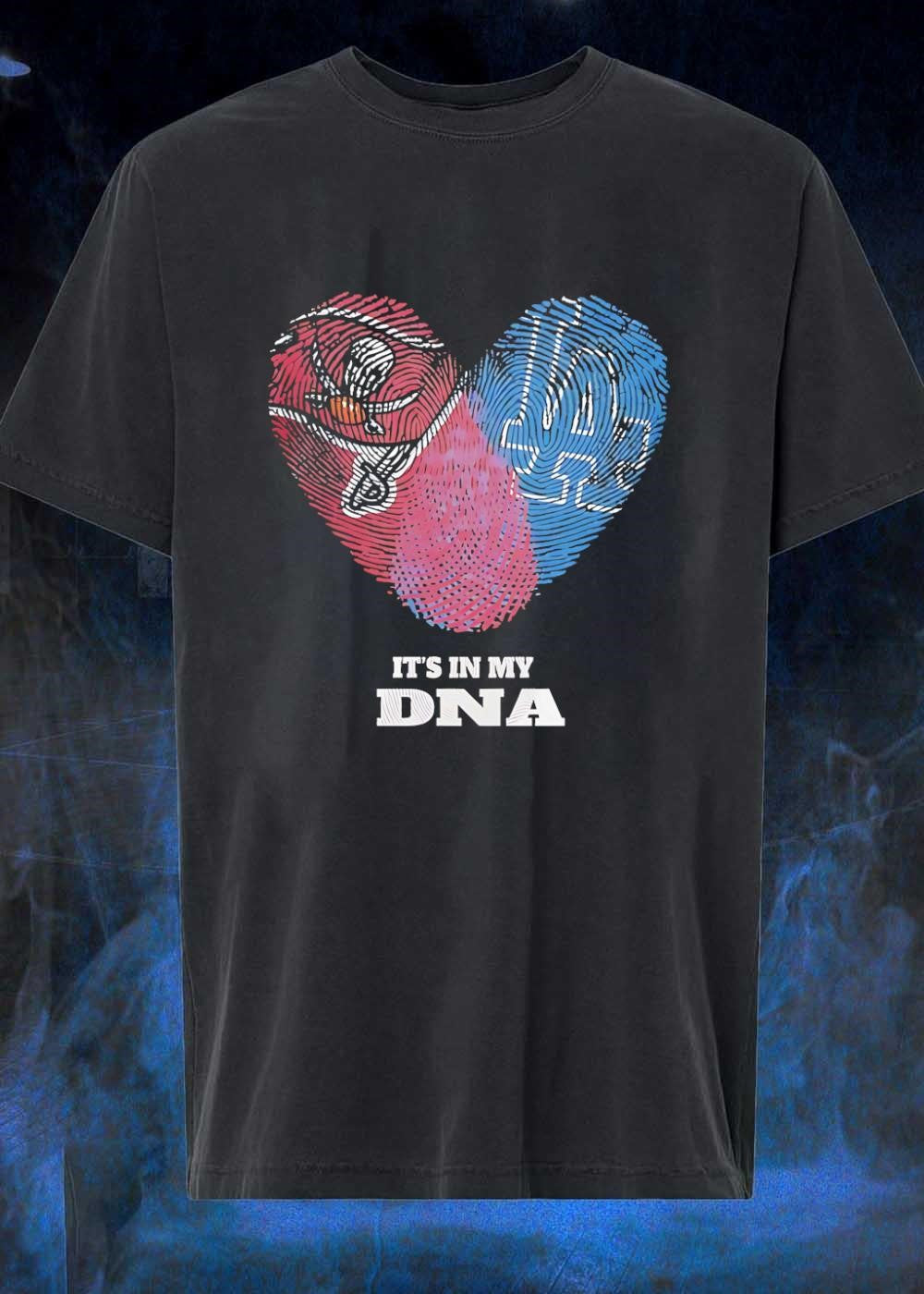 Tampa Bay Buccaneers Los Angeles Dodgers It Is in My DNA Shirt