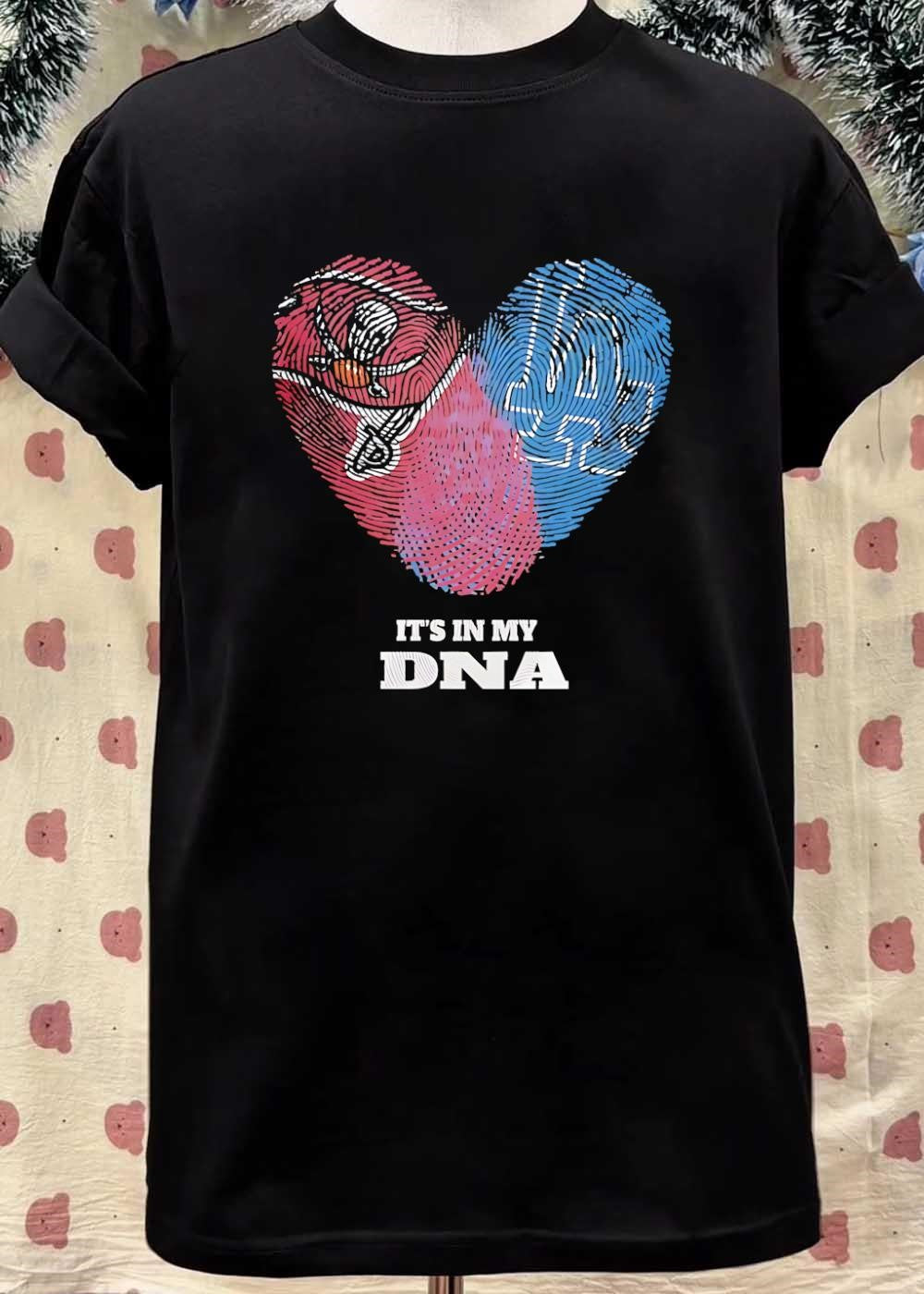 Tampa Bay Buccaneers Los Angeles Dodgers It Is in My DNA Shirt
