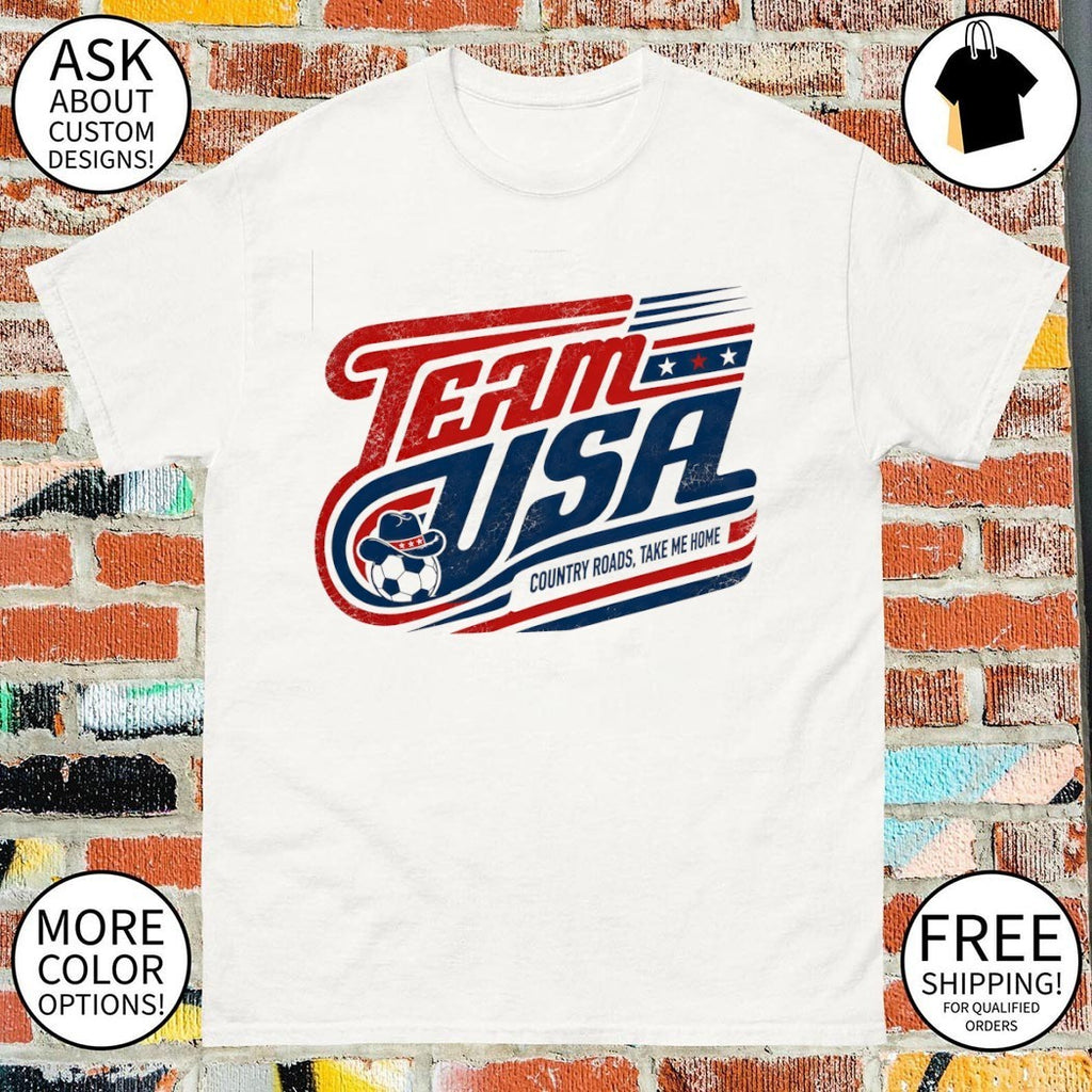 Team USA Soccer Country Roads Take Me Home 2026 World Cup shirt