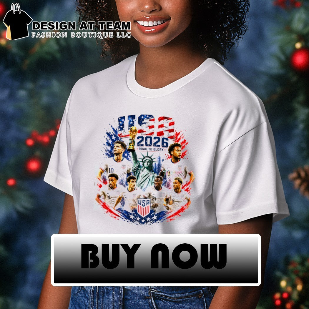Team USA Soccer and Football 2026 Road to Glory Champions shirt
