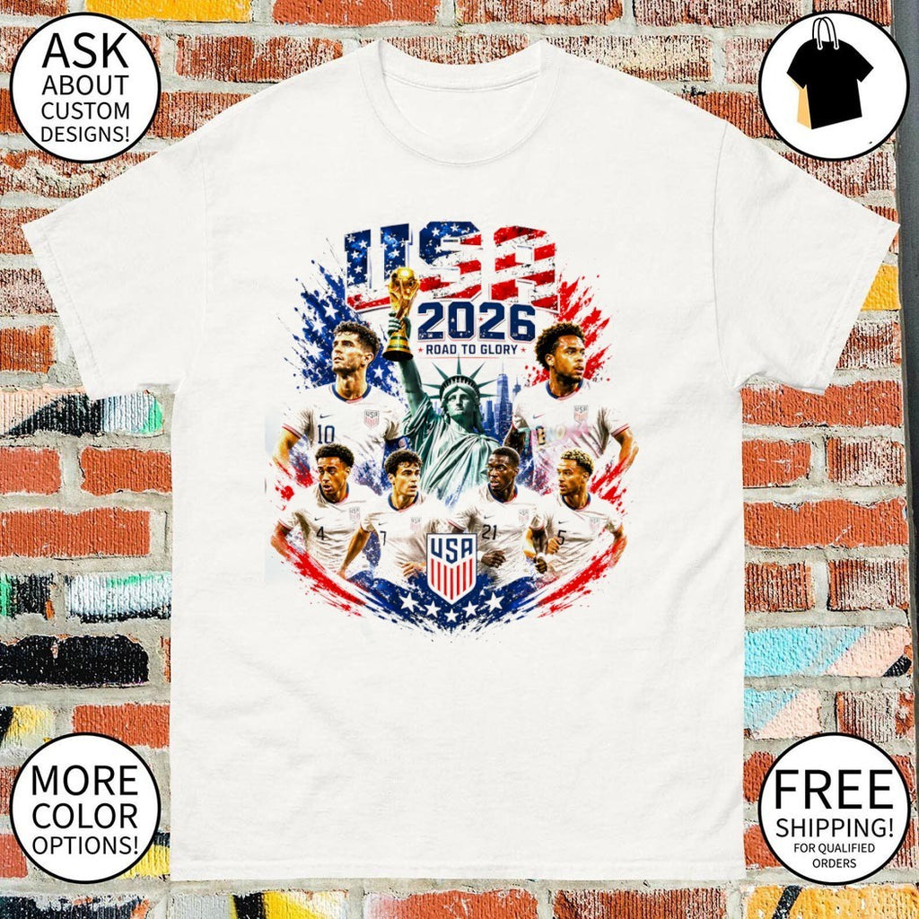 Team USA Soccer and Football 2026 Road to Glory Champions shirt