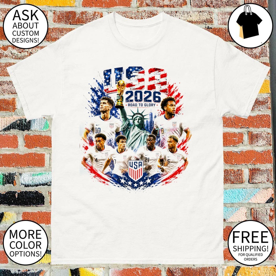 Team USA Soccer and Football 2026 Road to Glory Champions shirt