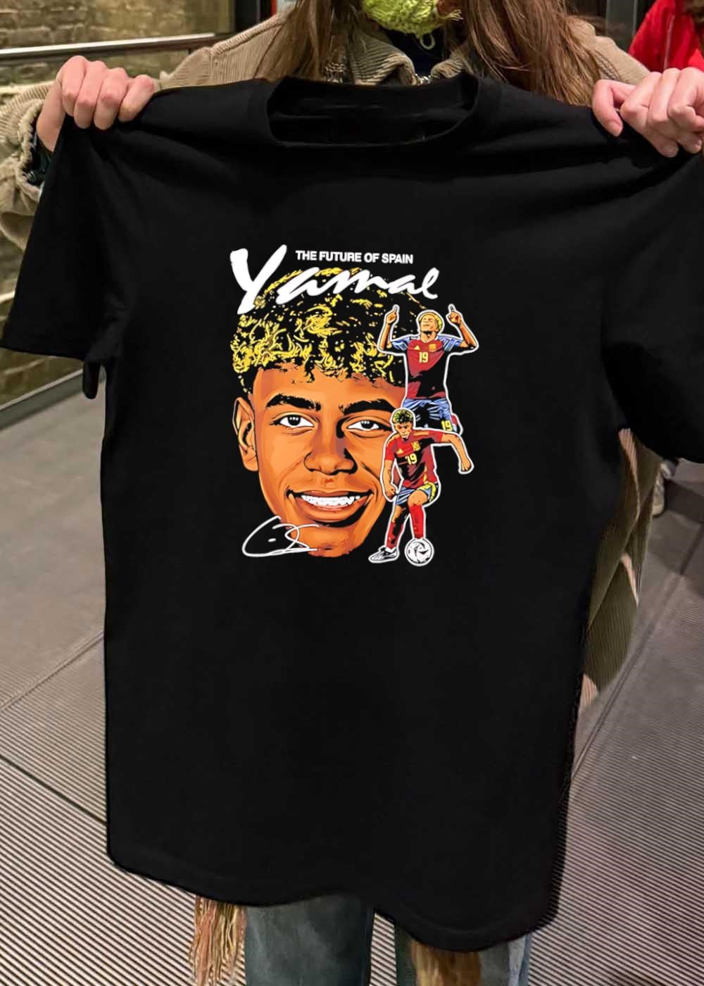 The Future of Spain Yamal Lamine Signature Football T-Shirt