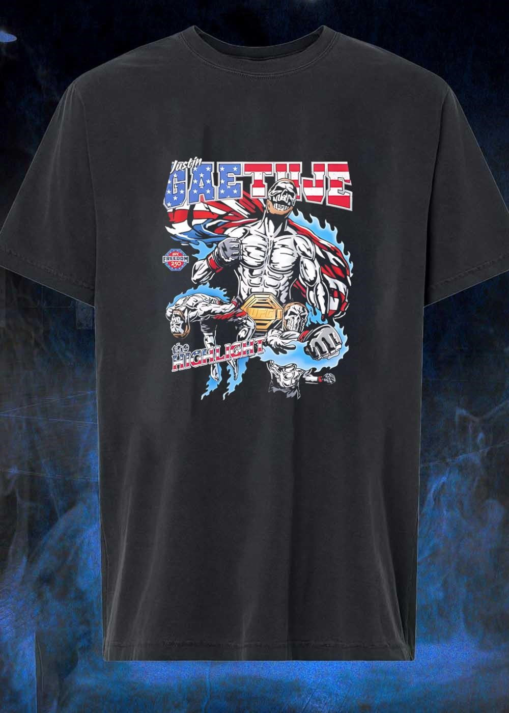 The Highlight Justin Gaethje UFC Freedom 250 Shirt
