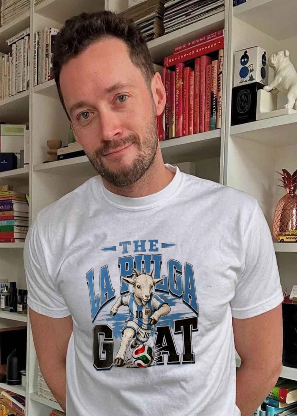 The La Pulga Goat Argentina Soccer T-Shirt