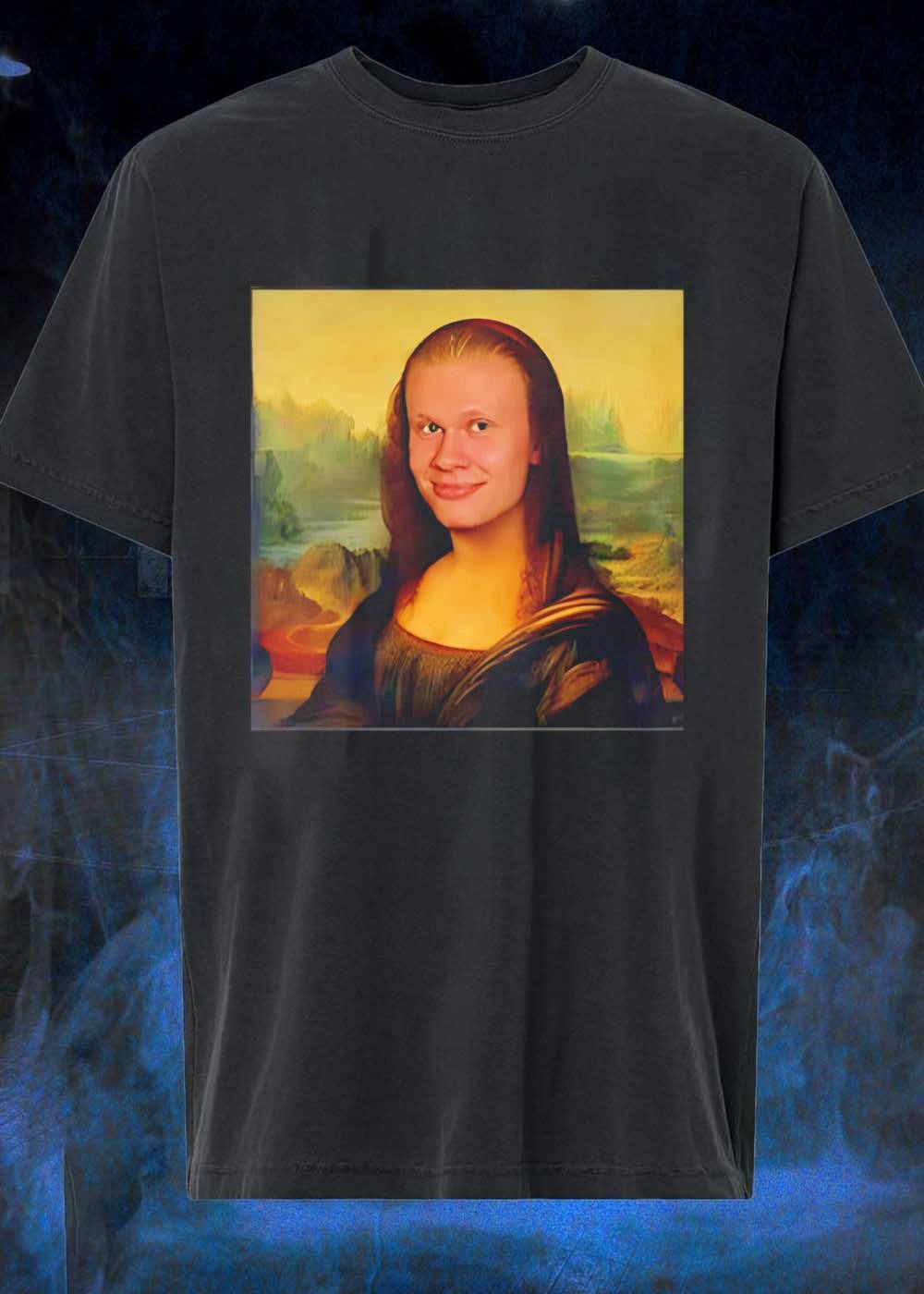 The Mona Haaland Painting Smile Erling Haaland T-Shirt
