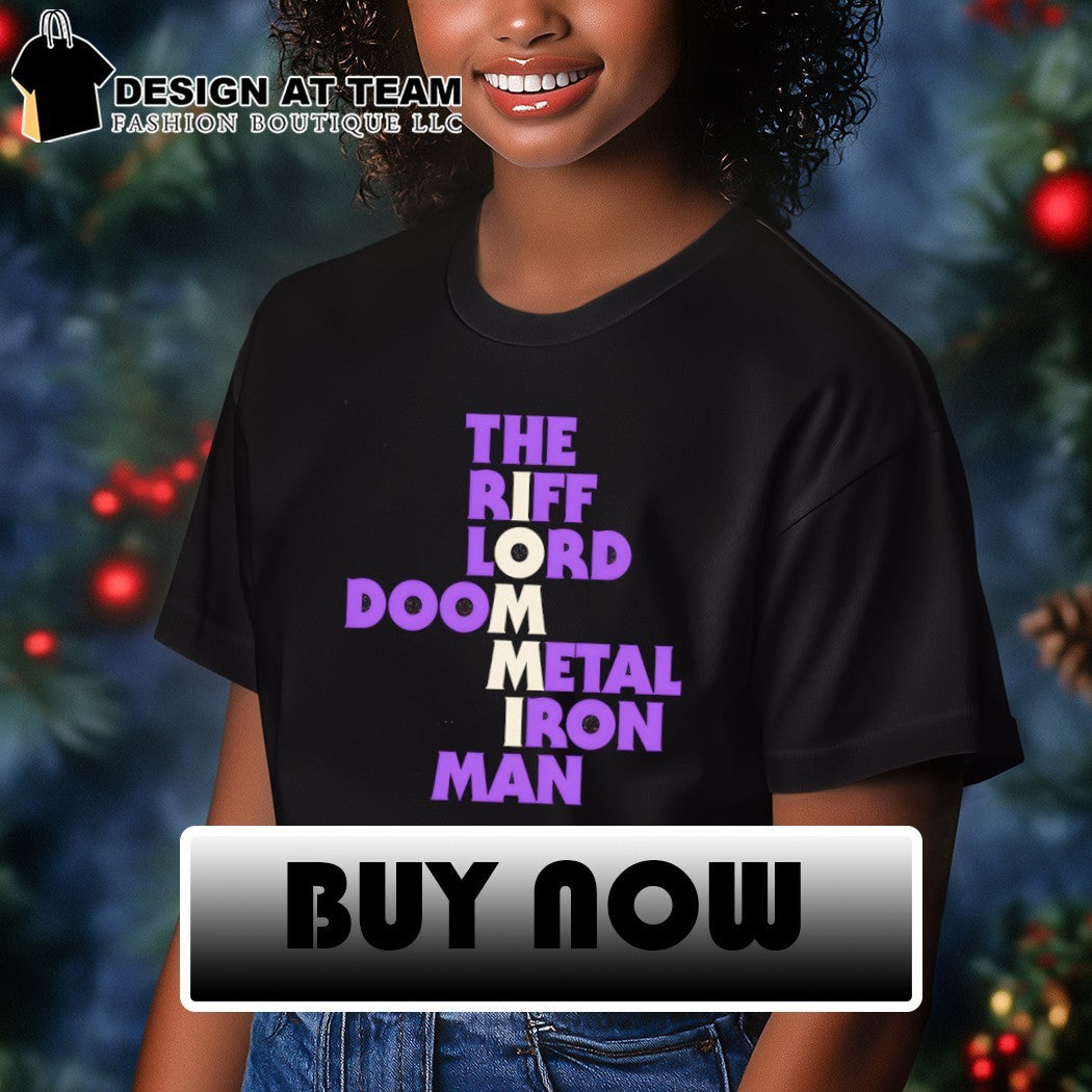 The Riff Lord Doom Metal Iron Man Iommi shirt
