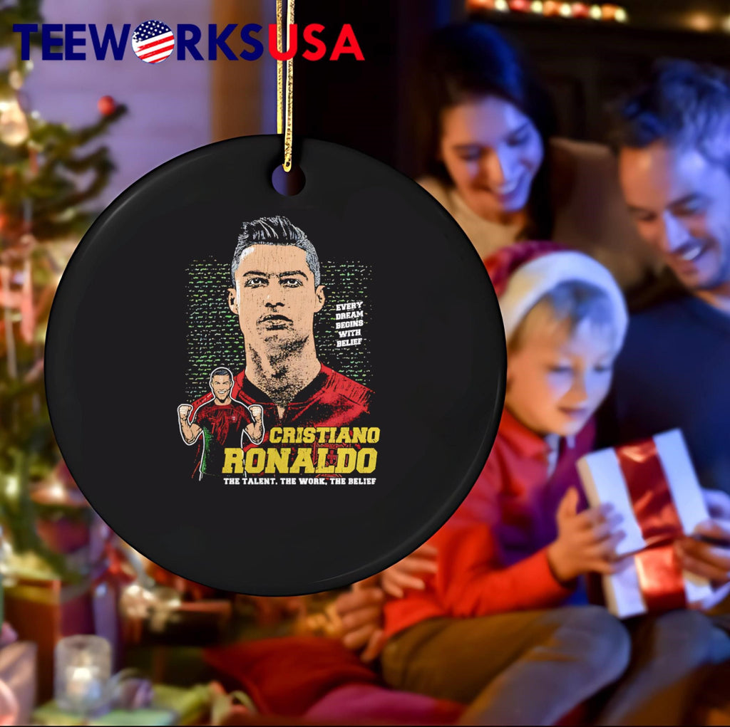The Talent, the Work, the Belief Cristiano Ronaldo Portugal T-Shirt