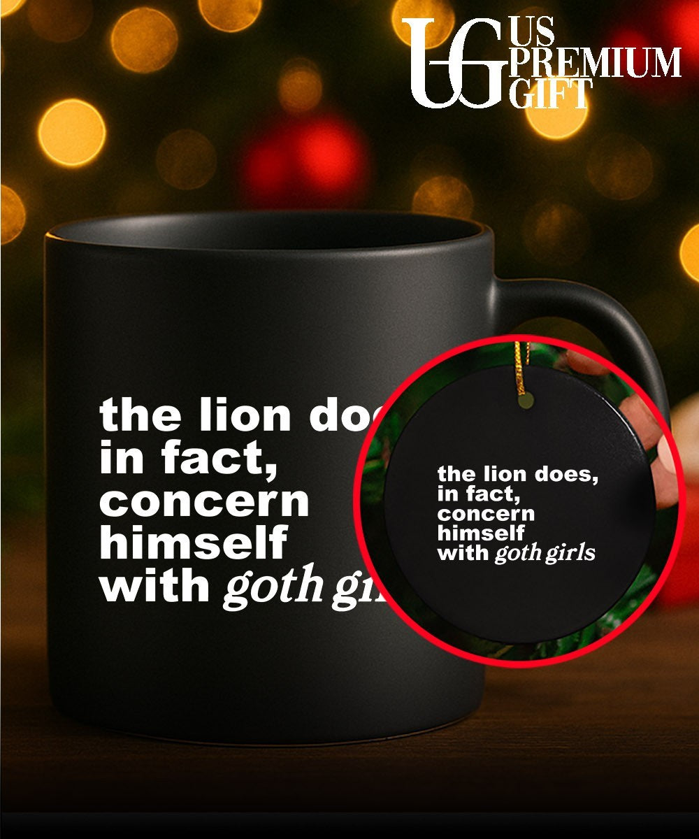 The lion does in fact concern himself with goth girls shirt