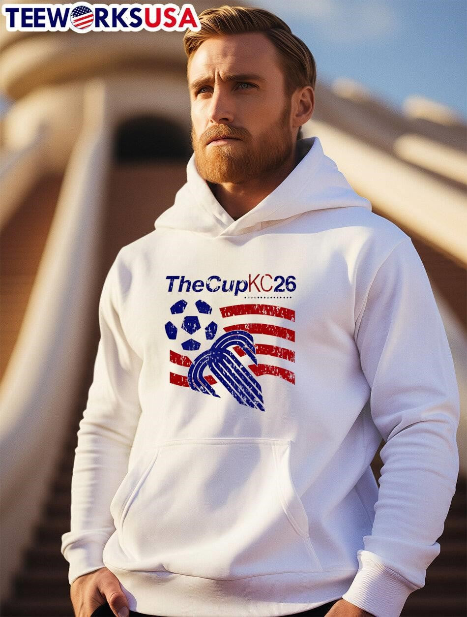 TheCupKC26 Soccer American Flag shirt